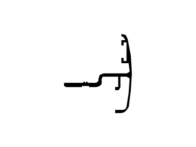 Doble contacto post./puerta 25 mm
